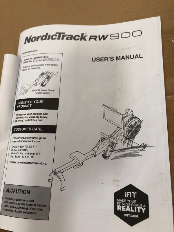 Photo 3 of NordicTrack Smart Rower with 10” HD Touchscreen 