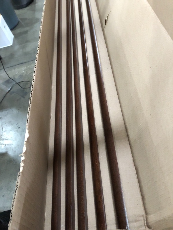 Photo 3 of 6pck-Hampton Bay 91.5 X 0.75 X 0.75 in. Shoe Molding in Cognac, Red
