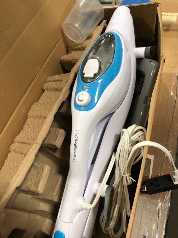 Photo 2 of PurSteam Steam Mop Cleaner 10-in-1 with Convenient Detachable Handheld Unit, Laminate/Hardwood/Tiles/Carpet Kitchen - Garment - Clothes - Pet Friendly Steamer Whole House Multipurpose Use
