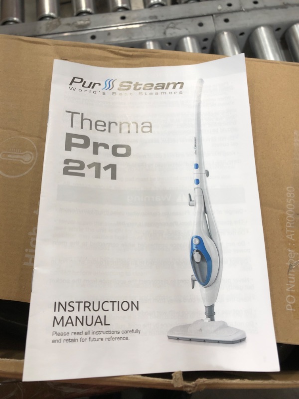 Photo 5 of PurSteam Steam Mop Cleaner 10-in-1 with Convenient Detachable Handheld Unit, Laminate/Hardwood/Tiles/Carpet Kitchen - Garment - Clothes - Pet Friendly Steamer Whole House Multipurpose Use
