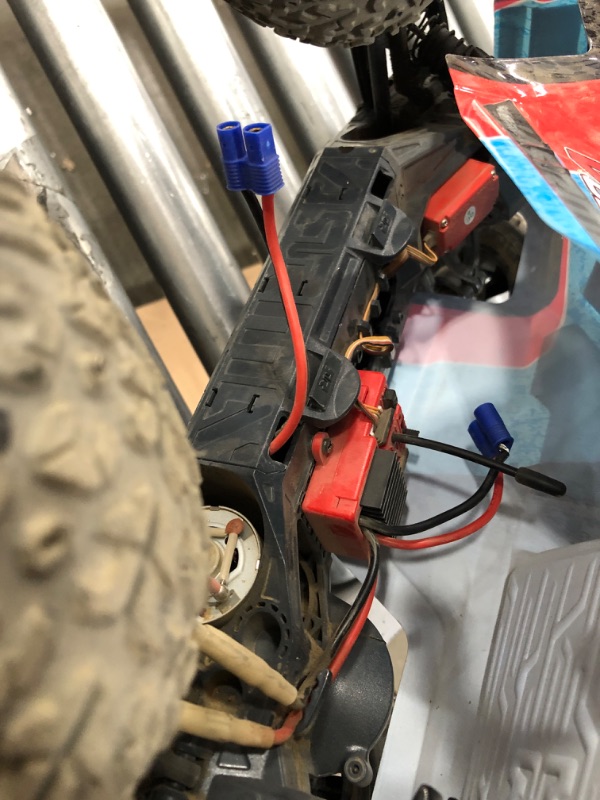 Photo 5 of ARRMA RC Monster Truck: 1/10 Granite Voltage MEGA 2WD SRS RTR with 2.4GHz Radio | 1800mAh 6C NiMH Battery | Charger | 1:10 Scale (Blue/Black), ARA102727T2
