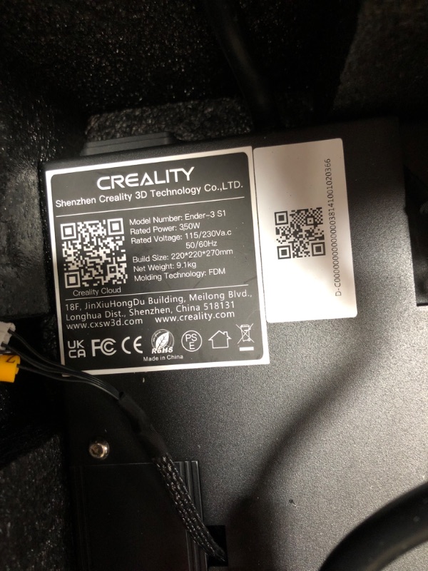 Photo 4 of Creality Ender-3 S1 3D Printer - 220 x 220 x 270 mm
