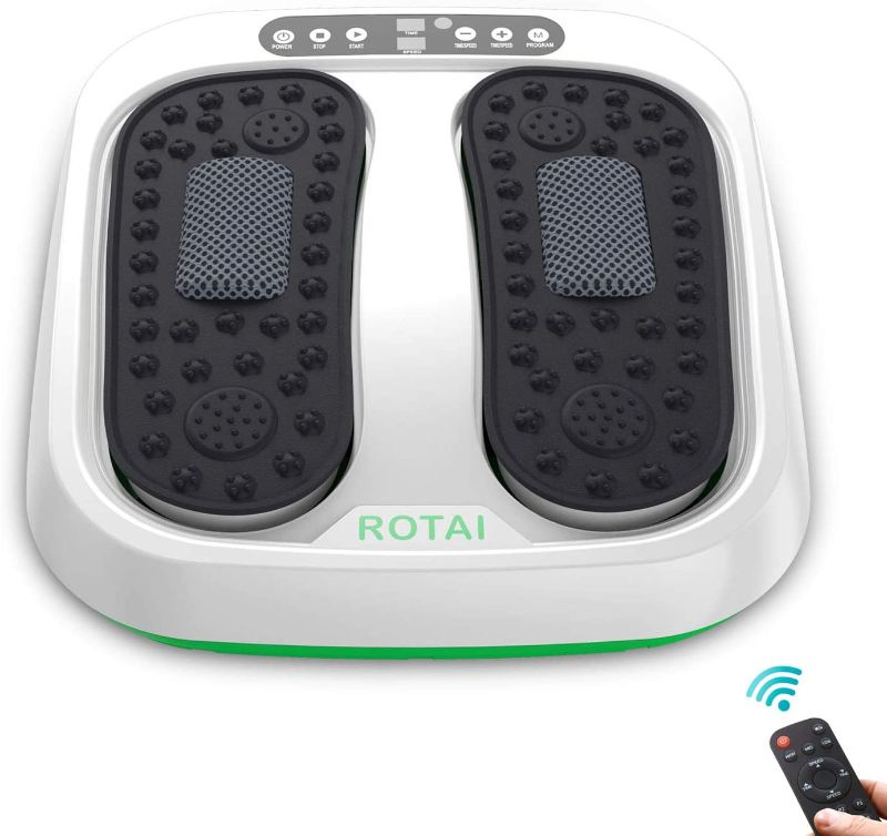 Photo 1 of ROTAI Shiatsu Foot Massager Pain Sore Feet Calves Relief Vibration and Rotation Acupressure Systems Improve Circulation Electric Device with Remote Control White

//tested, powers on 
