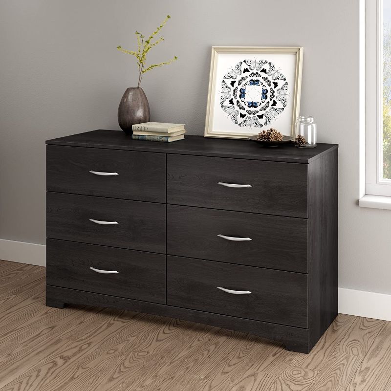 Photo 1 of **parts only ** South Shore Step One 6-Drawer Double Dresser-Gray Oak
