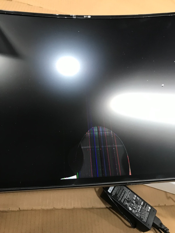 Photo 2 of DAMAGED LG 34GP83A-B 34 Inch 21: 9 UltraGear Curved QHD (3440 x 1440) 1ms Nano IPS Gaming Monitor with 160Hz and G-SYNC Compatibility - Black (34GP83A-B)
