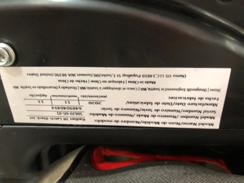 Photo 3 of Diono Radian 3R, 3-in-1 Convertible Rear & Forward Facing Convertible Car Seat, High-Back Booster, 10 Years 1 Car Seat, Slim Design - Fits 3 Across, Gray Slate...*NOT EXACT stock picture, use for reference* 
