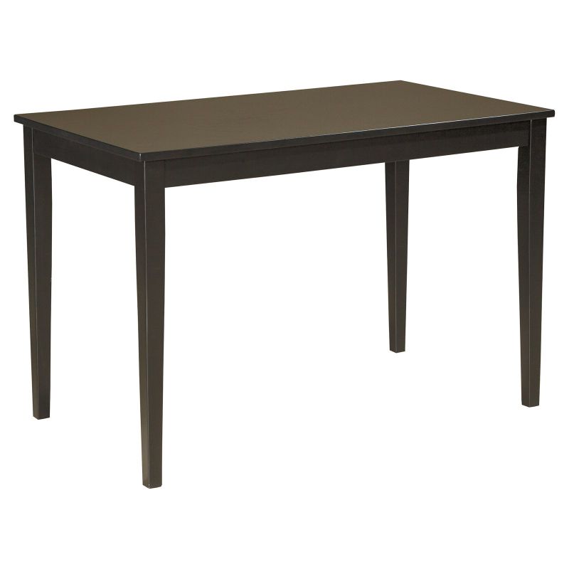 Photo 1 of Ashley Furniture Kimonte Rectangular Dining Room Table, Dark Brown