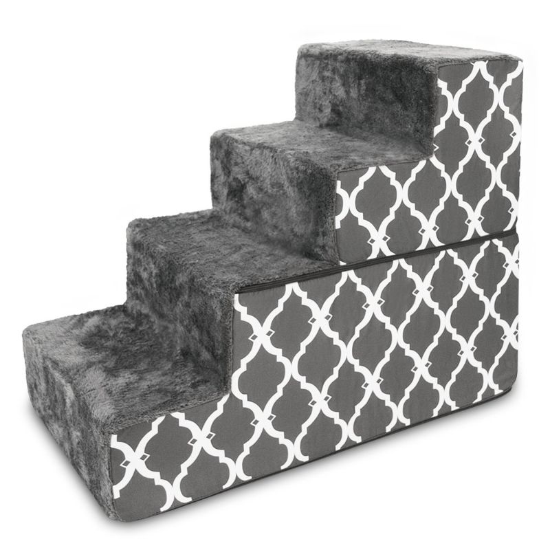 Photo 1 of Best Pet Supplies Foldable CertiPUR-US Certified Foam Pet Stairs/Steps