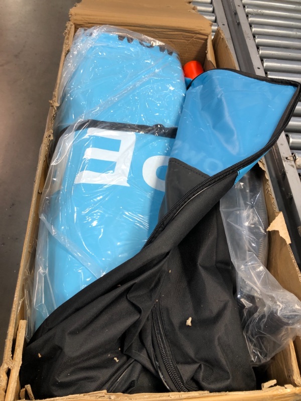 Photo 2 of wowspeed Inflatable Stand Up Paddle Board, 10.5'×33''×6'' Paddle Board Surfboard, Paddleboard Inflatable Kayak, 320kg Capacity Inflatable SUP Paddleboards Kit with Paddle/Pump/Bag for Youth
