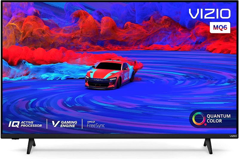 Photo 1 of VIZIO 50-Inch M-Series Quantum 4K UHD LED HDR Smart TV with Apple AirPlay and Chromecast Built-in, Dolby Vision, HDR10+, HDMI 2.1, 
DAMAGED
THE BACK LIGHT DOES NOT COME ON
