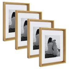 Photo 1 of 11" x 14" Matted to 8" x 10" Calter Wall Frame Gold - Kate and Laurel