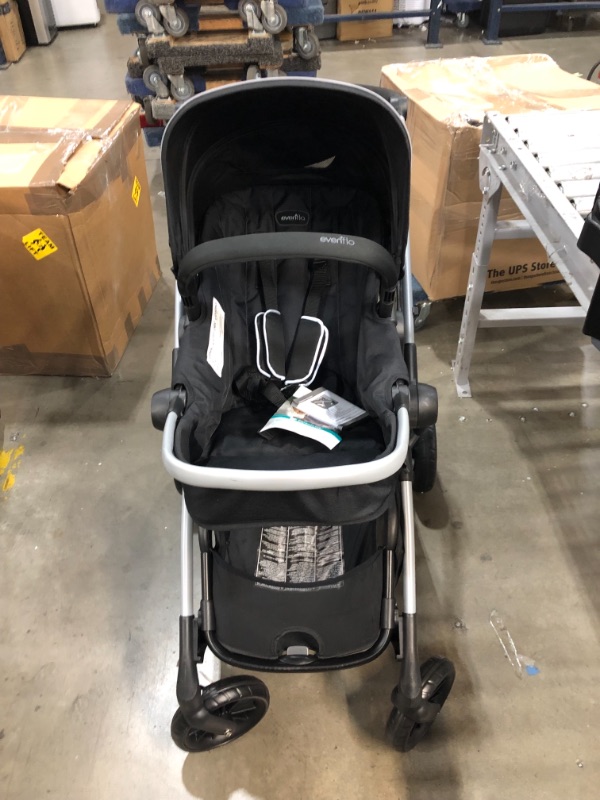 Photo 4 of Evenflo Pivot Xpand Modular Travel System with SafeMax Infant Car Seat
