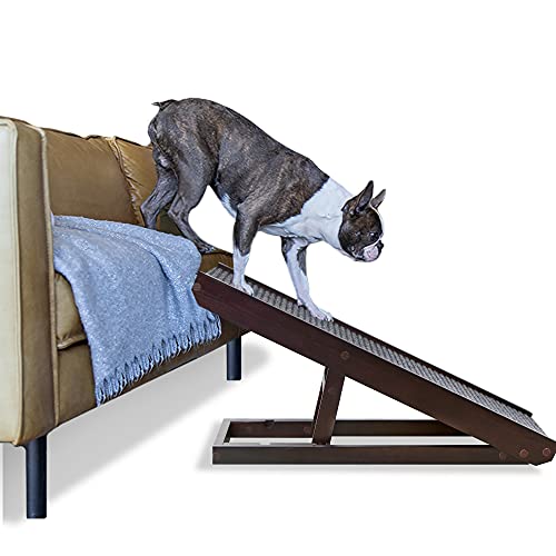 Photo 1 of Alpha Paw Pet Ramp for Small Dogs, Large Dogs - Adjustable Height for Couch - Folds Flat for Storage
