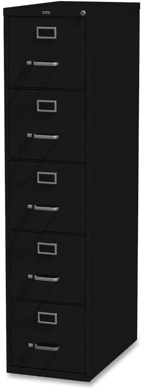 Photo 1 of Lorell Vertical File Cabinet, Black
