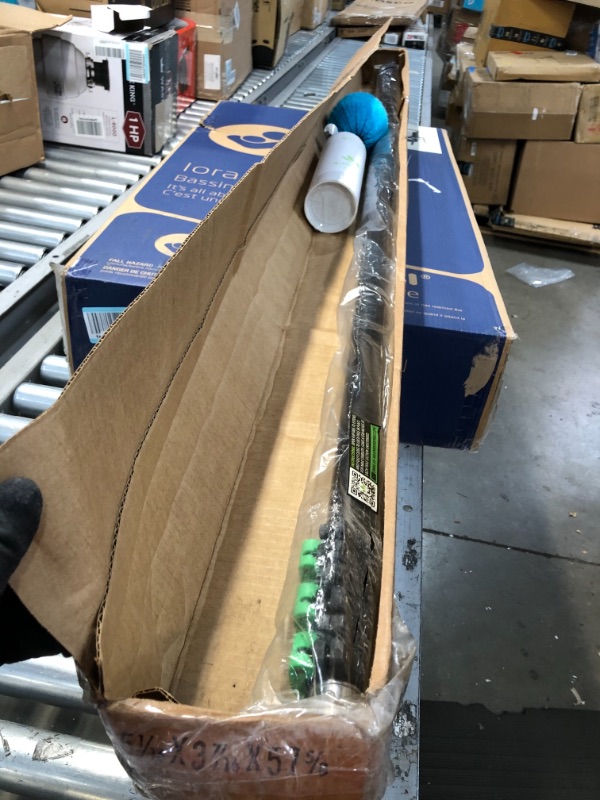 Photo 1 of  EVERSPROUT 5-to-13 Foot Cobweb Duster and Extension-Pole Combo (20 Foot Reach, Medium-Stiff Bristles), Hand-Packaged, Lightweight, 3-Stage Aluminum Pole, Indoor & Outdoor Use Brush Attachment
