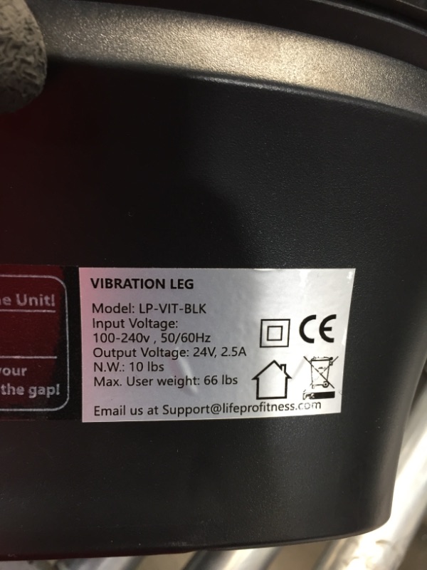 Photo 6 of *USED*
*SEE last picture for damage*
LifePro Vitalize Foot Massager Machine - 2 in 1 Vibration Plate with Rotating Acupressure Heads for Plantar Fasciitis, Muscle Pain Relief, Stimulate Feet & Leg Circulation - Perfect for Home & Office
