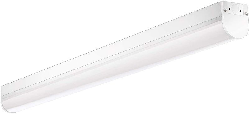 Photo 1 of 4FT LED Linear Lights, 3000K,4000K & 5000K Adjustable LED Shop Light, 36W 4680lm 0-10V Dimmable LED Wraparound Light Fixture LED Wrap Light for Garage Workshop Office- 1Pack 120-277V, ETL, Energy Star
