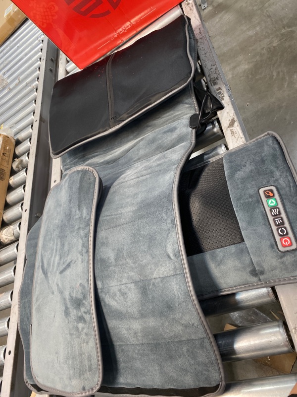Photo 1 of grey massage pad with pillow