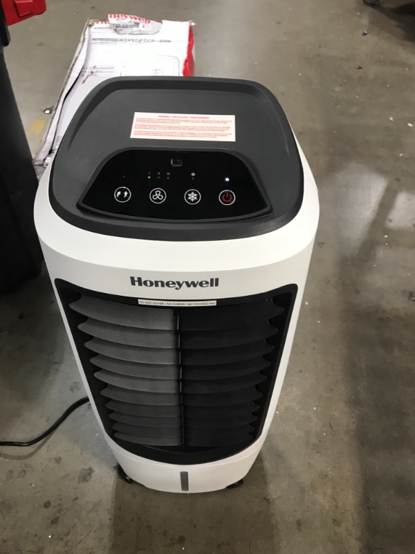 Photo 2 of 194 CFM 3-Speed Portable Evaporative Cooler for 120 sq. ft. with Remote Control in White
