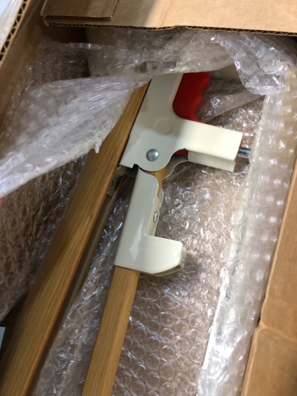 Photo 1 of Bed Rails for Elderly Adults Grab Bar Bed Hand Rails Assist Rail Handle Fold Down Medical Hospital Sides Rails Guard Home Care Handicap Safety Assistance Devices (18 inch H)
