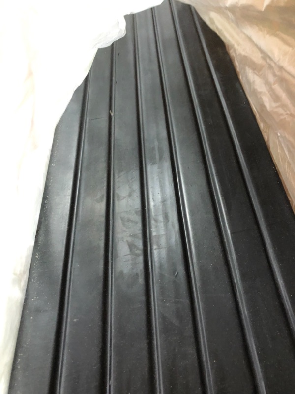 Photo 2 of MAGIC UNION 1-1/2" Rise Solid Rubber Power Wheelchair Threshold Ramp Doorway
