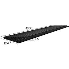 Photo 1 of MAGIC UNION 1-1/2" Rise Solid Rubber Power Wheelchair Threshold Ramp Doorway
