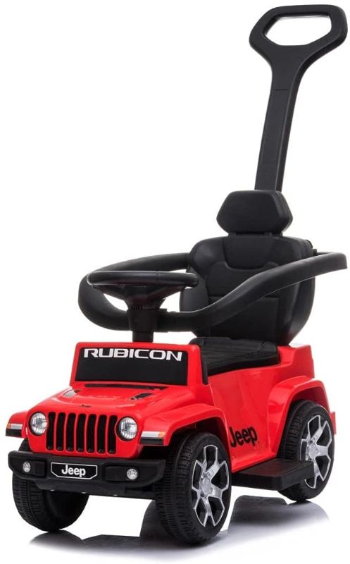 Photo 1 of Best Ride on Cars Jeep Rubicon 3 in 1 Push Car Ride-On - Red
**PREVIOUSLY USED**
 