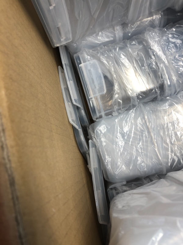Photo 1 of 40 PC WIDE DEEP Food Storage Containers - Sugar, Flour Plastic Containers 40 pc (set of 20) - 36 FREE Labels 