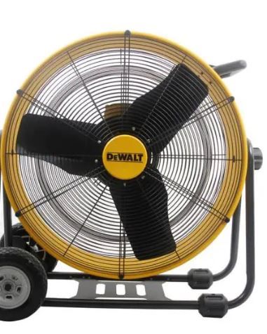 Photo 1 of 24 in. Heavy-Duty Drum Fan with Extra Long 12 ft. Power Cord and Stepless Speed Control
