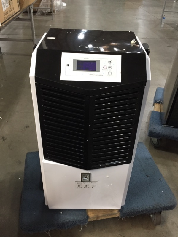 Photo 2 of COLZER 164 Pints Commercial Dehumidifiers with Continuous Drain Hose for Basements Warehouse Grow Room, Water Damage Restoration Dehumidifiers with 1.32 Gallon Water Reservoir - 20.5 Gallon/Day
