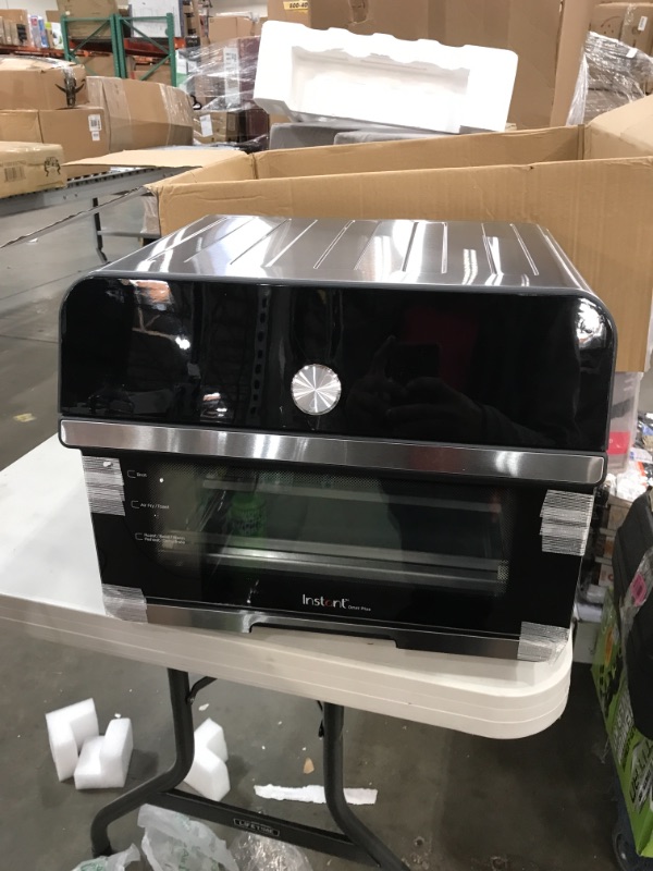 Photo 2 of Instant Omni Plus 10-in-1 Air Fryer Toaster Oven, Rotisserie Oven, Convection Oven, Dehydrator, Roaster, Warmer, Reheater, Pizza Oven, 18 Liter
