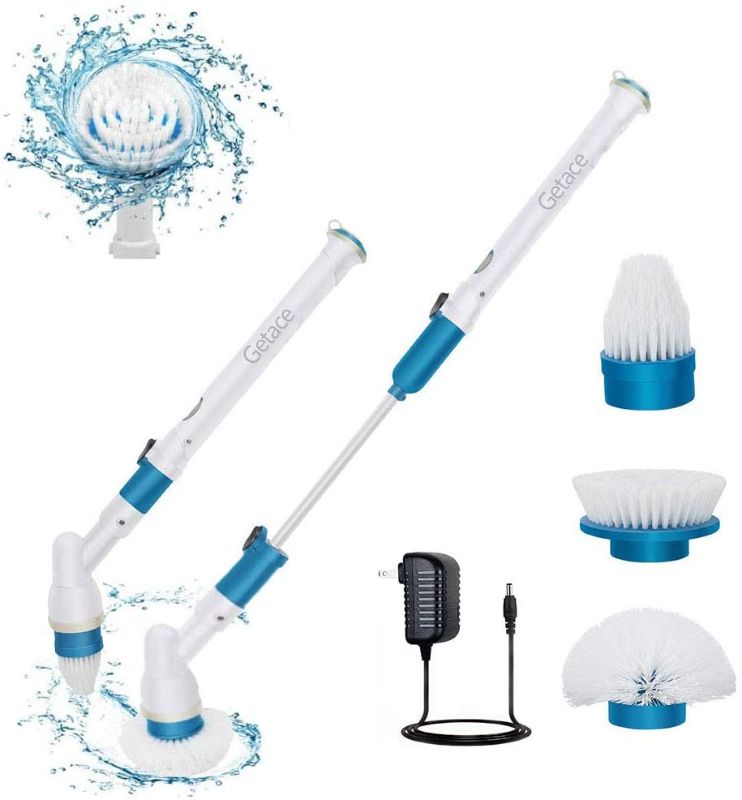 Photo 1 of 
Electric Spin Scrubber,360 Cordless Bathroom Scrubber with 3 Replaceable Cleaning Shower Scrubber Brush Heads,Extension Handle for Tub,Tile, Floor, Wall...