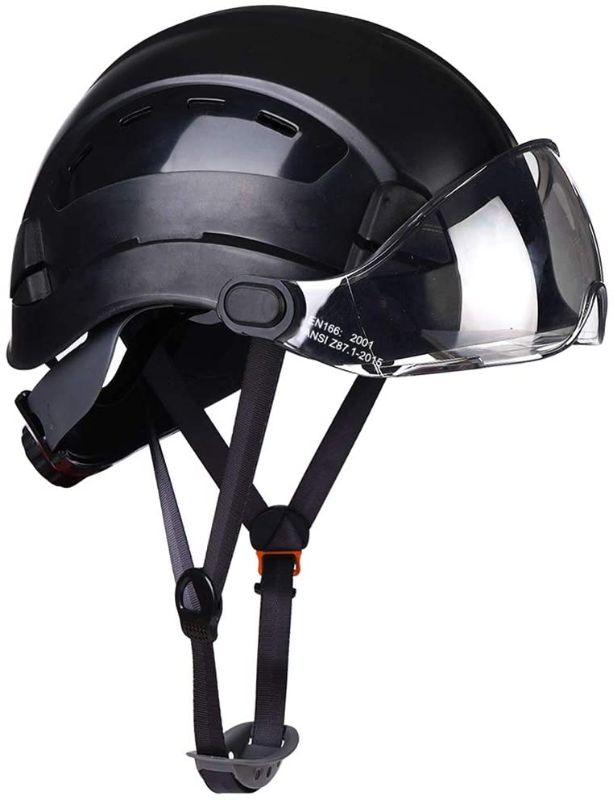 Photo 1 of 
UNINOVA Safety Hard Hat with Visor - ANSI Z89.1 Approved Vented Helmet - 6-Point Ratchet Suspension, Perfect for Construction (02Black Smoked Visor)
Color:02Black Smoked Visor


DAMAGED 