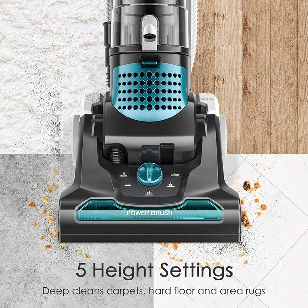 Photo 1 of **PARTS ONLY *** MOOSOO Upright Vacuums 1400W Stick Vacuum Cleaner with Ultra-Long Hose, 5 Height Settings, 2.9L Capacity, 20kpa Suction for Hardwood Floor, Carpet, Pet Hair
