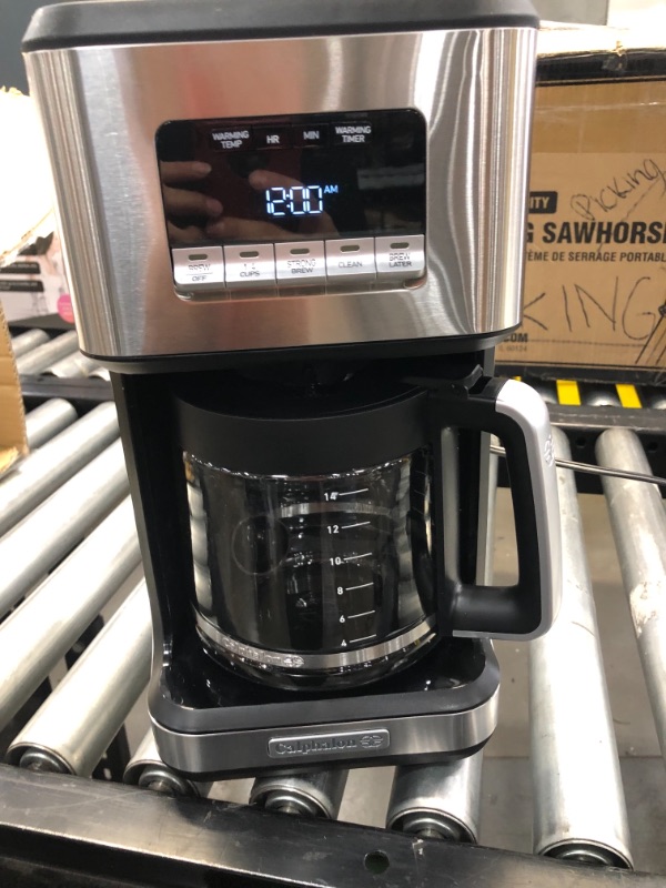 Photo 2 of Calphalon 14-Cup Programmable Coffee Maker - Stainless Steel Drip Coffee Maker with Glass Carafe, High Performance Heating
