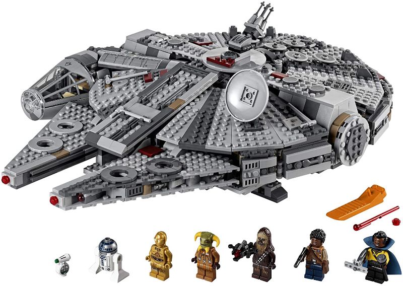 Photo 1 of LEGO Star Wars: The Rise of Skywalker Millennium Falcon 75257 Starship Model Building Kit and Minifigures (1,351 Pieces)
