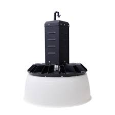 Photo 1 of 16 in. 750-Watt Equivalent Integrated LED Dimmable Black High Bay Light 5000K
