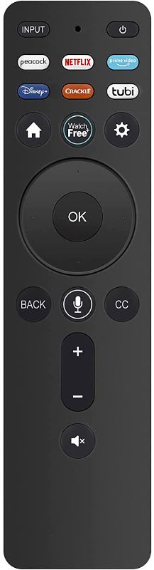 Photo 1 of New Replacement Voice Remote Control XRT260 fit for Vizio V-Series and M-Series 4K HDR Smart TV with Shortcut App Keys Peacock Netflix PrimeVideo Disney+ Crackle TUBI Watchfree ?Version 2?batteries are not included 
