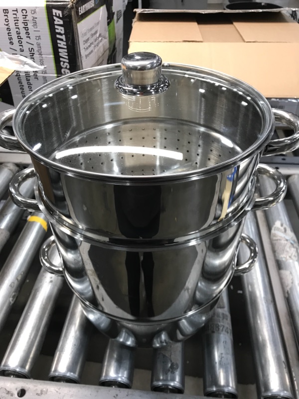 Photo 2 of  Stainless Steel 3 Tier Steamer Pot Steaming Cookware 