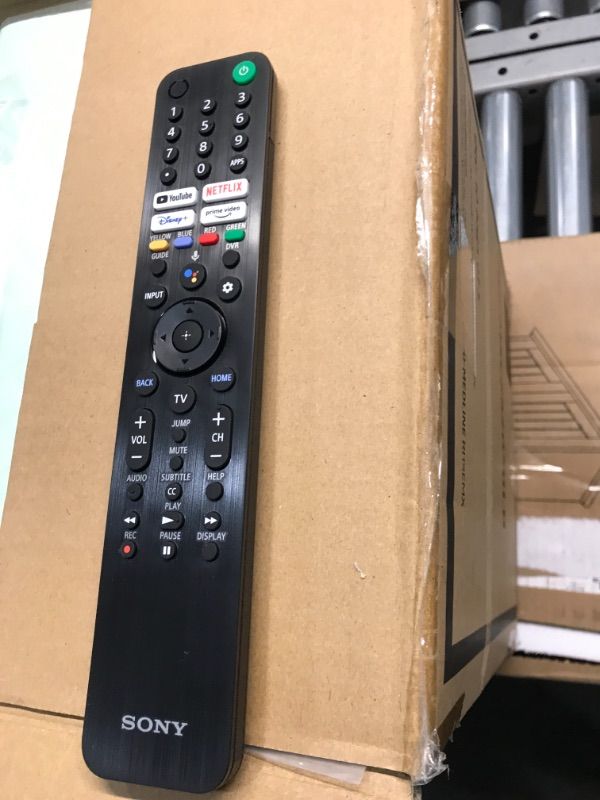 Photo 2 of Voice Remote Control FCC ID: MG3-TX520U RMF-TX520U Compatible with Sony TV Models KD55X79J KD55X80CJ KD55X80J KD65X79J KD65X80CJ KD65X80J KD75X79J KD85X85J XR55A80J XR65A80CJ XR77A80CJ and XR77A80J-batteries are not included 
