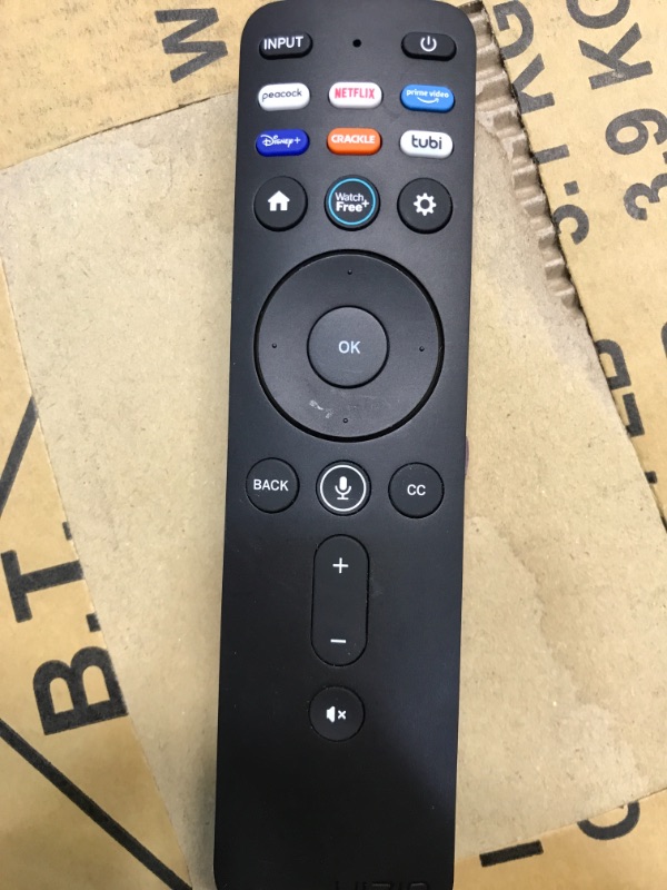 Photo 2 of XRT260 Voice Remote Replacement for Vizio V-Series 4K Smart TV V655-J04 V655-J09 V705-J03 V755-J04 V435-J01 V505-J01 V505-J09 V555-J01 V585-J01 V706-J03 V756-J03 V756x-J03 V505C-J09 V705-J01 V705xJ03
no batteries 