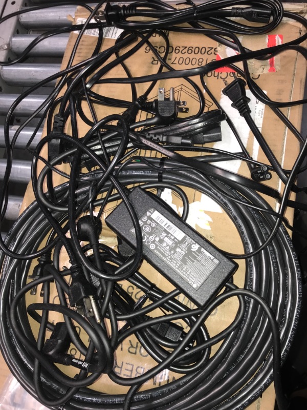 Photo 2 of SOLD AS IS !! bundle of assorted display cables and power cords -NO RETURNS 