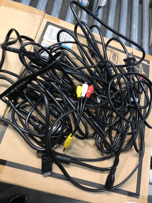 Photo 2 of SOLD AS IS !! bundle of assorted display cables and power cords -NO RETURNS 