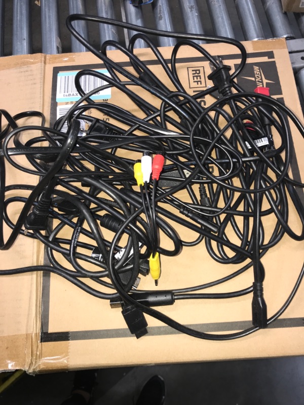 Photo 1 of SOLD AS IS !! bundle of assorted display cables and power cords -NO RETURNS 