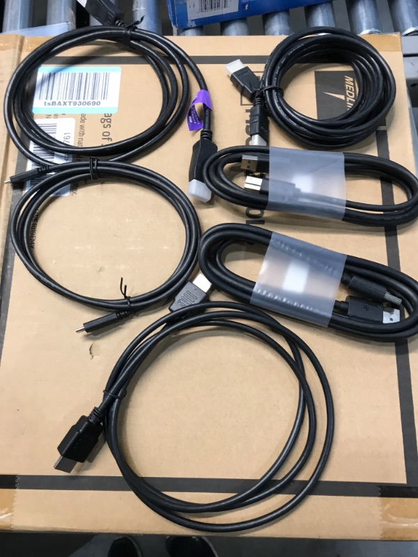 Photo 2 of SOLD AS IS !! bundle of assorted display cables and power cords -NO RETURNS 