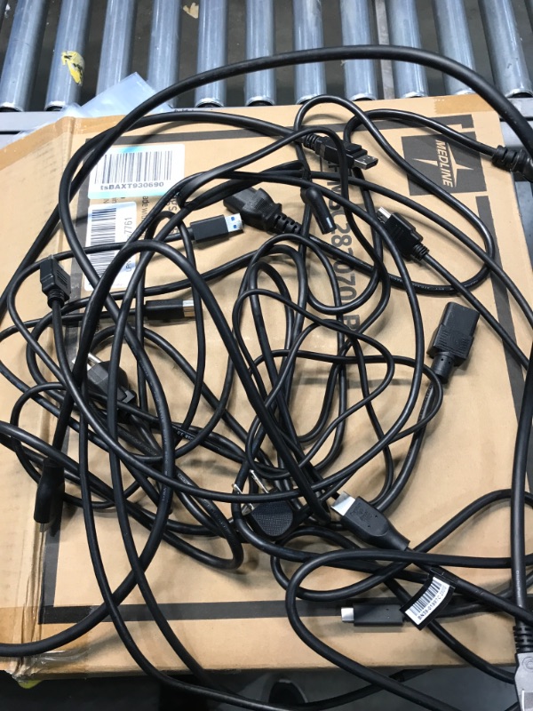 Photo 1 of SOLD AS IS !! bundle of assorted display cables and power cords -NO RETURNS 