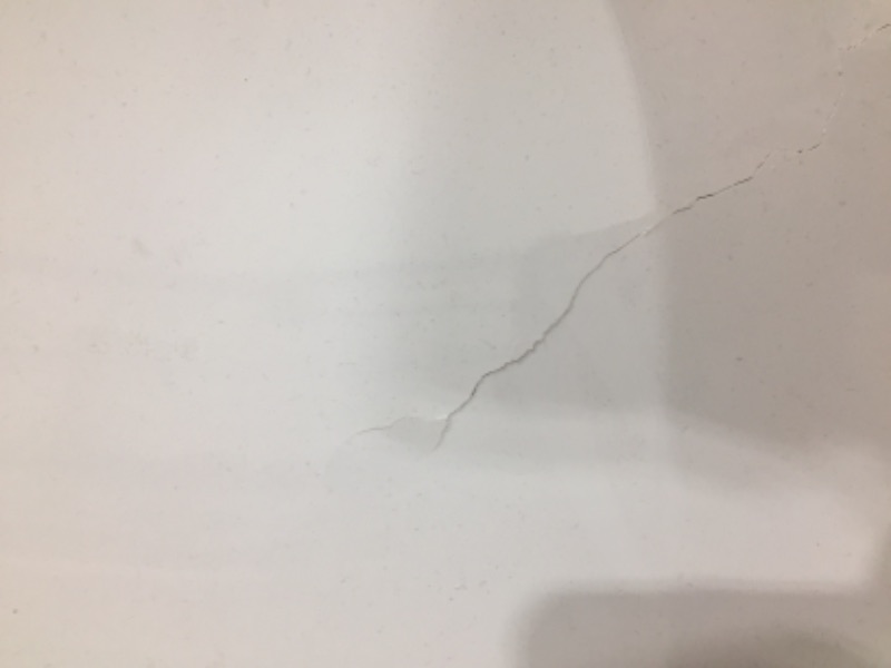 Photo 4 of DAMAGED TWO NINOR CRACKS ON ONE SIDE
48 in. x 76 in. 1-Piece Direct-to-Stud Alcove Shower Back Wall in White