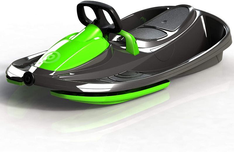 Photo 1 of Gizmo Riders Stratos Snow Bobsled for Kids- 2 Person Steerable Snow Sled for Ages 3 and Up
