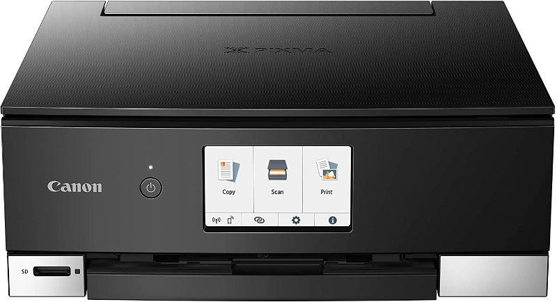 Photo 1 of Canon TS8320 All In One Wireless Color Printer For Home | Copier | Scanner | Inkjet Printer | With Mobile Printing, Black, Amazon Dash Replenishment Ready
