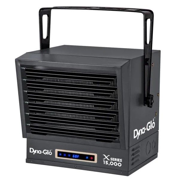 Photo 1 of 15,000-Watt Dual Power Electric Garage Heater with Remote Control
